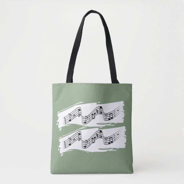 Tote Bag Notes musicales (Devant)