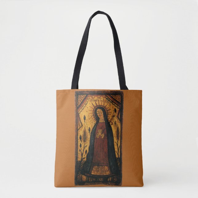Tote Bag Notre-Dame de Guadalupe par Pedro Antonio Fresquis (Devant)