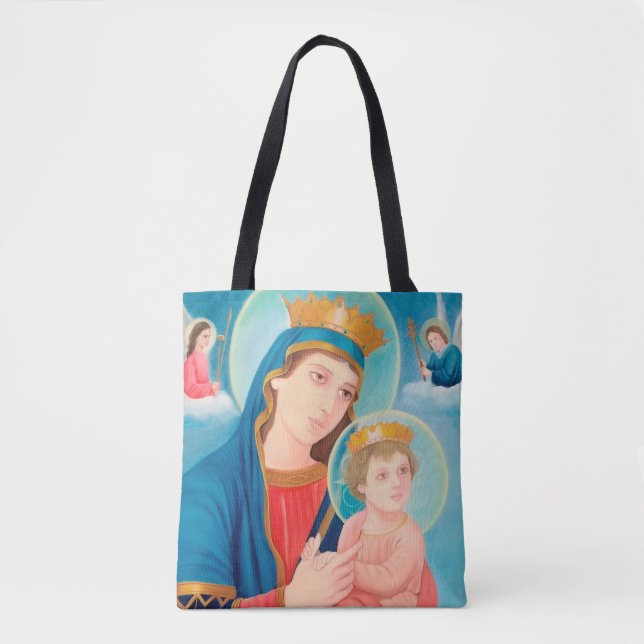 Tote Bag Notre-Dame de Perpétuel aide catholique (Devant)