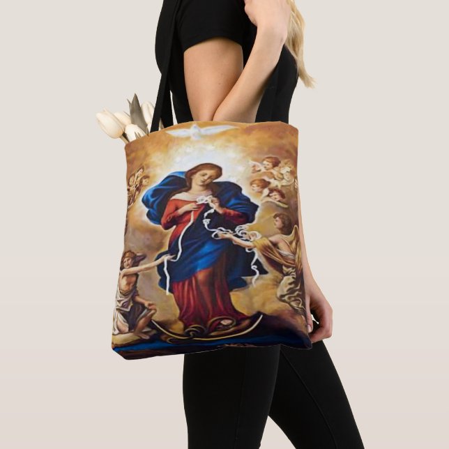 Tote Bag Notre-Dame qui a des noeuds (De près)