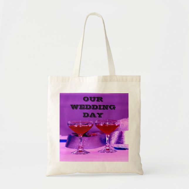 TOTE BAG NOTRE JOUR DE MARIAGE (Devant)