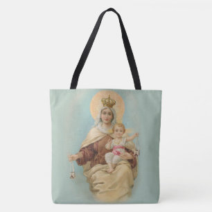 Tote Bag Notre Madame du mont Carmel avec le bébé Jésus