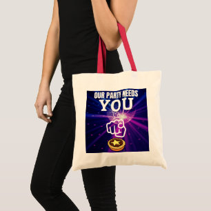 Tote Bag Notre Parti A Besoin De Vous - Mince Pies