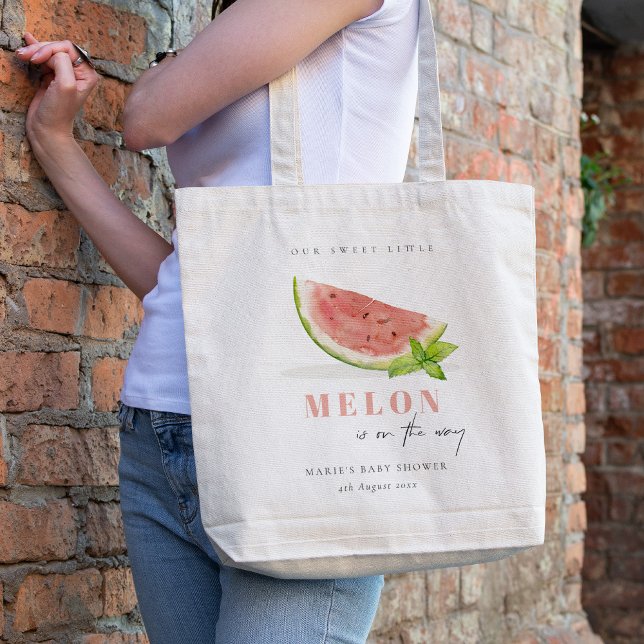 Tote Bag Notre Petite Aquarelle Melon N'Importe Quel Âge An (Créateur téléchargé)