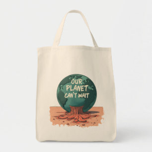 Tote Bag Notre planète ne peut pas attendre – Action climat