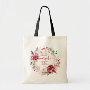 Tote Bag Notre premier mariage de Noël