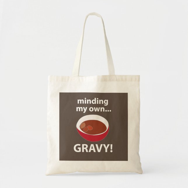 Tote Bag Nourriture de Sauce, Je M'occupe de Ma Sauce (Devant)