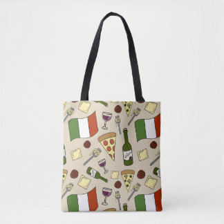 Tote Bag Nourriture italienne Fourre-tout