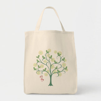 Tote Bag Nous aimons le llustration vert Eco Fourre-tout