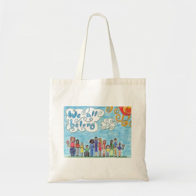 Tote Bag Nous appartenons tous (Devant)