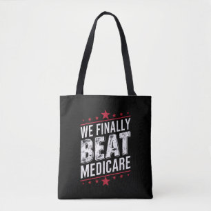 Tote Bag Nous Finissons Par Battre Medicare Trump Biden Ele