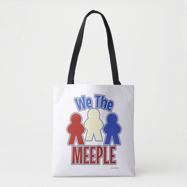 Tote Bag Nous le jeu de table Meeple (Devant)