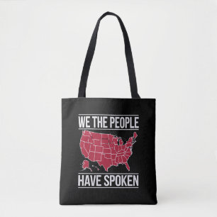 Tote Bag Nous le Peuple Avons Parlé Carte de l'élection 202