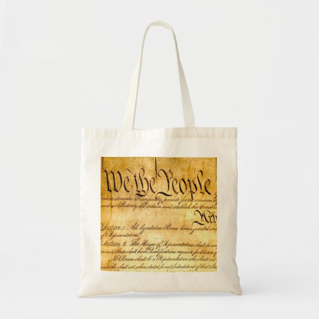 Tote Bag Nous le peuple - Constitution (Devant)