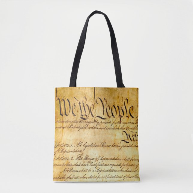 Tote Bag Nous le peuple - Constitution (Devant)