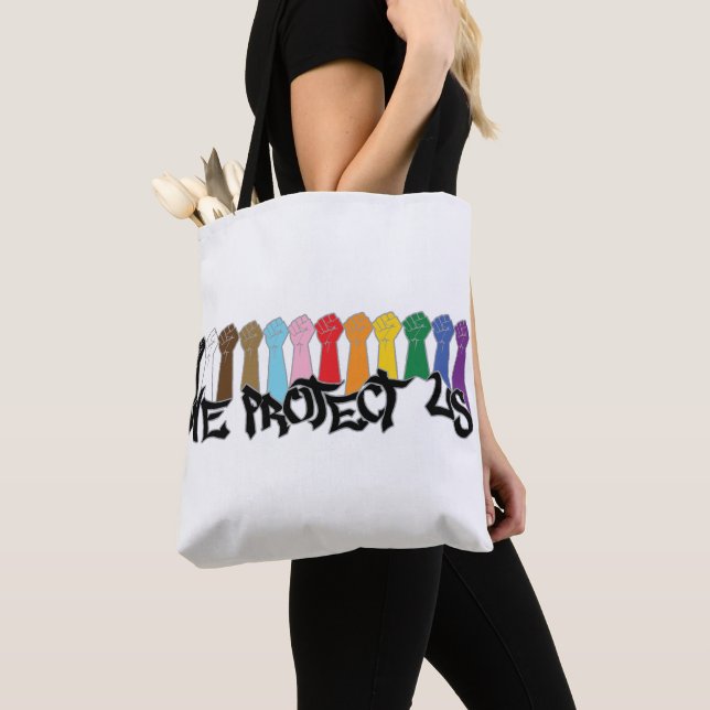 Tote Bag Nous nous protégeons (De près)