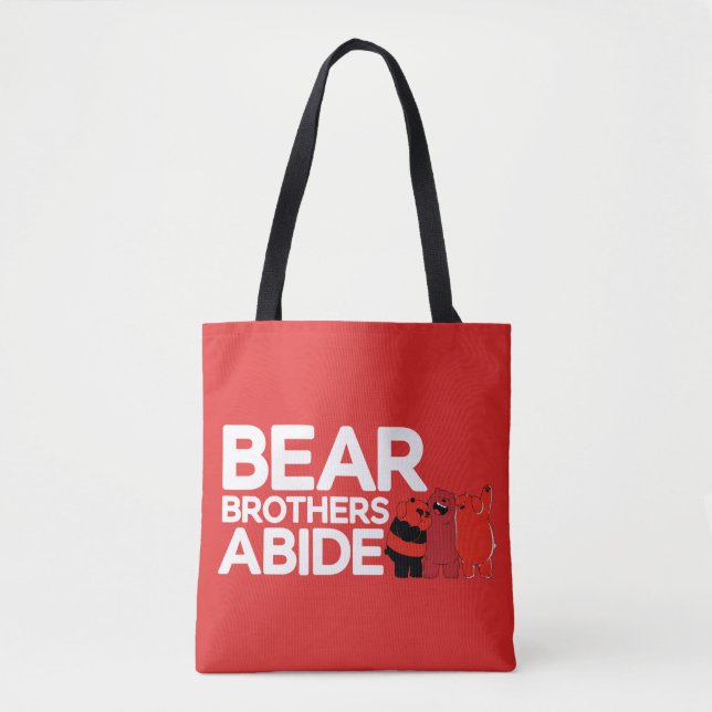 Tote Bag Nous Ours nu - Ours Frères Abide (Devant)