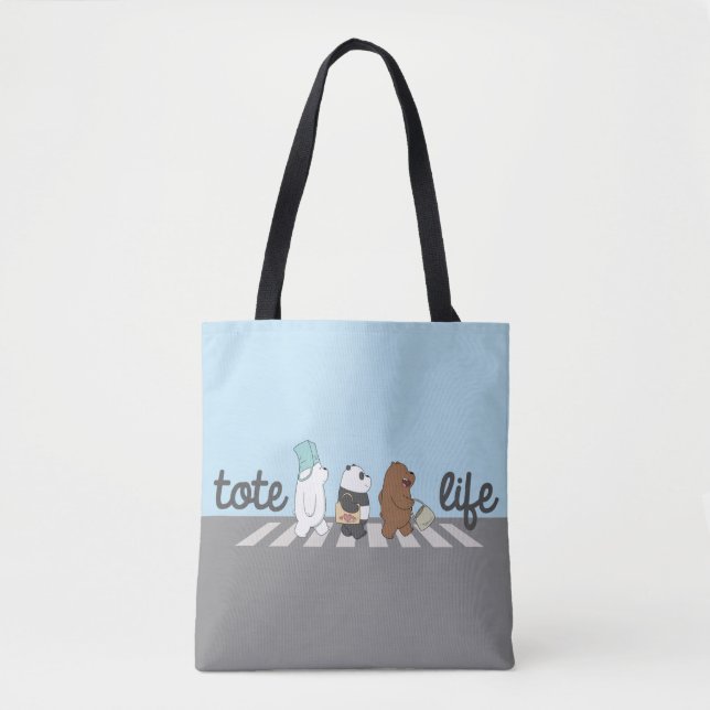 Tote Bag Nous Ours Nus - Fourre-tout Life! (Devant)