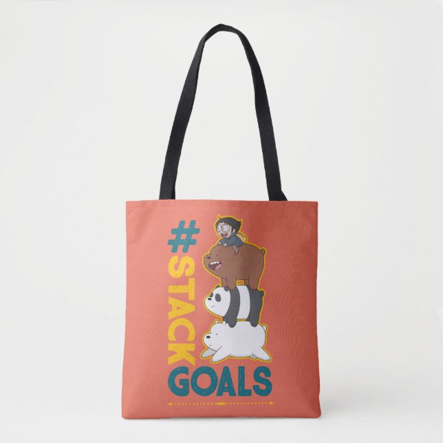 Tote Bag Nous portons des ours nus et nous choisissons - #S (Devant)