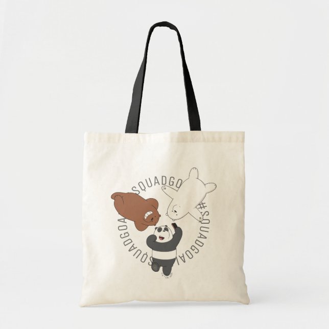 Tote Bag Nous portons des ours nus - #SquadButs (Devant)