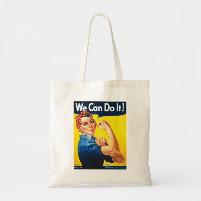 Tote Bag Nous pouvons le faire Rosie la Riveteuse (Devant)