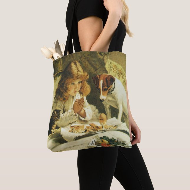 Tote Bag Nous Prions, Suspendez Charles Burton Barber (De près)