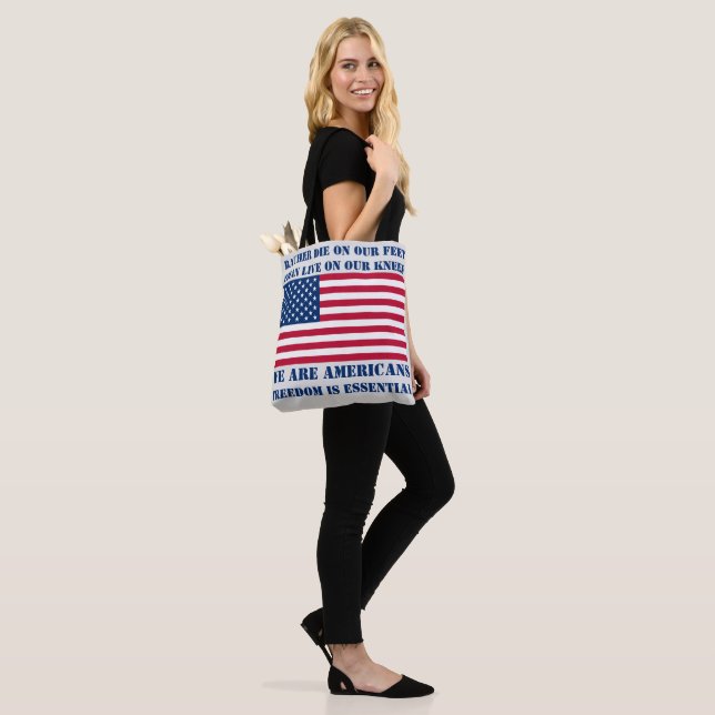 Tote Bag Nous sommes Américains Fourre-tout (Sur le modèle)
