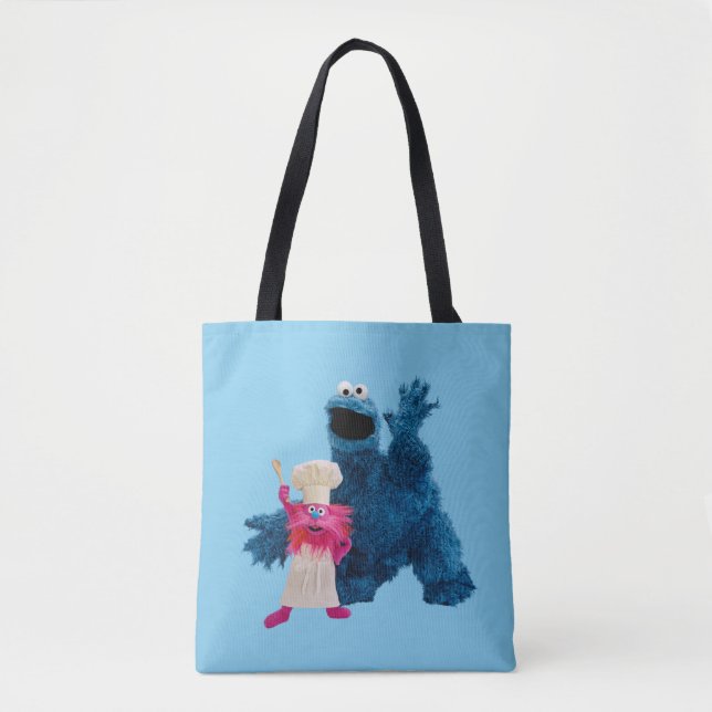 Tote Bag Nous sommes des gourmands | Pose classique (Devant)