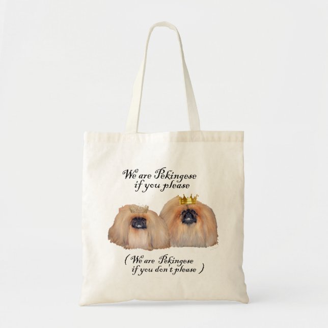 Tote Bag Nous sommes des Pékinois (Devant)