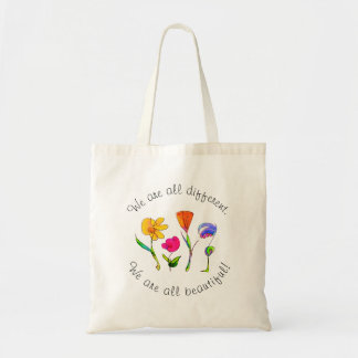 Tote Bag Nous sommes tous différents et la magnifique diver