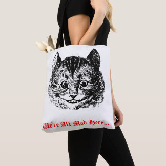 Tote Bag Nous sommes tous fous ici - Le Pays des Merveilles