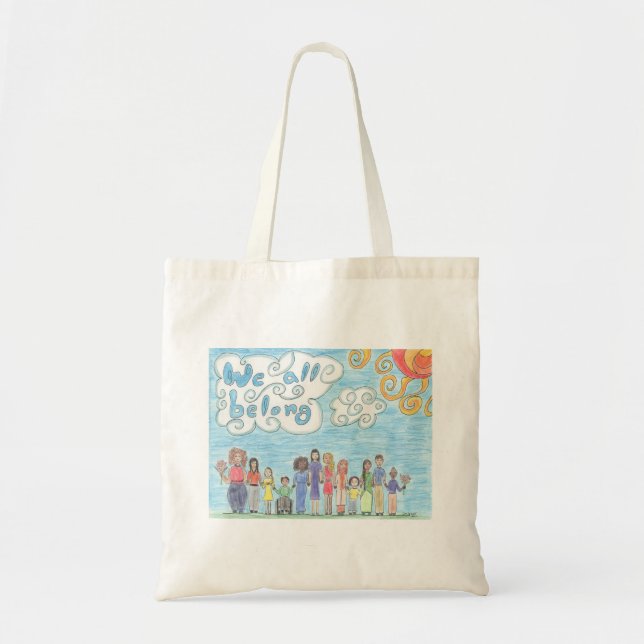 Tote Bag Nous tous appartenons (Devant)