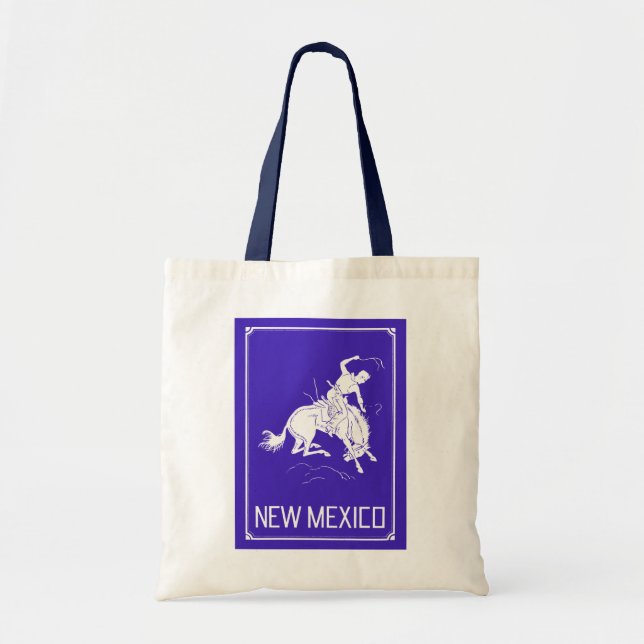 Tote Bag Nouveau-Mexique vintage (Devant)