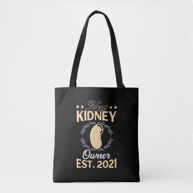 Tote Bag Nouveau propriétaire de rein Transplant Organ béné (Devant)