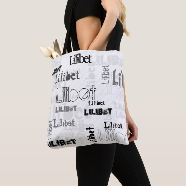 Tote Bag NOUVEAUTÉ ! Filles tendance Nom Cadeau Wordcloud U (De près)