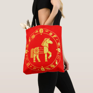Tote Bag Nouvel an chinois or 2026