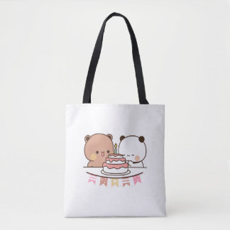 Tote Bag nouvel ours et panda bubu dudu