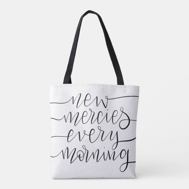 Tote Bag Nouvelle clémence tous les matins - L'écriture chr (Dos)