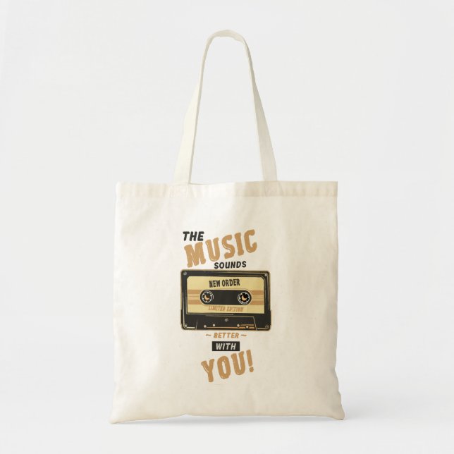 Tote Bag Nouvelle commande - Bande de la cassette (Devant)
