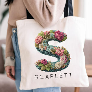 Tote Bag Nouvelle Maman Fleurs personnalisées pour la fêt