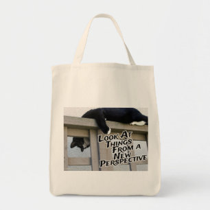 Tote Bag Nouvelle perspective Encouragement Chat Photo Art