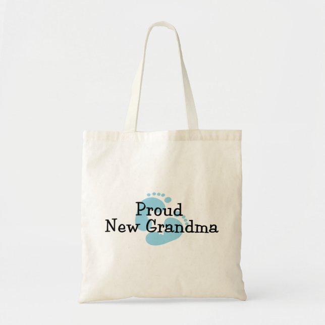 Tote Bag Nouvelles empreintes de pas fières de bébé de (Devant)