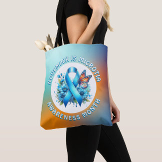 Tote Bag November is Microtia Awareness Month and Day