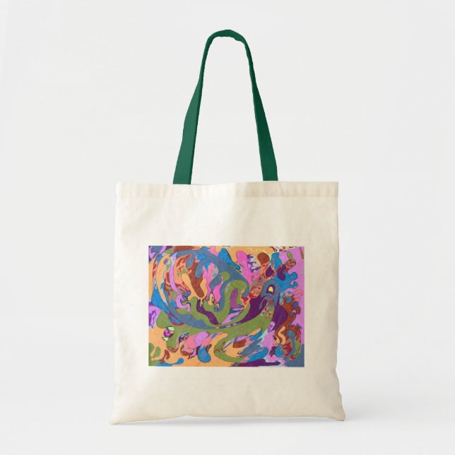 Tote Bag "Noyer" l'art Abstrait (Devant)