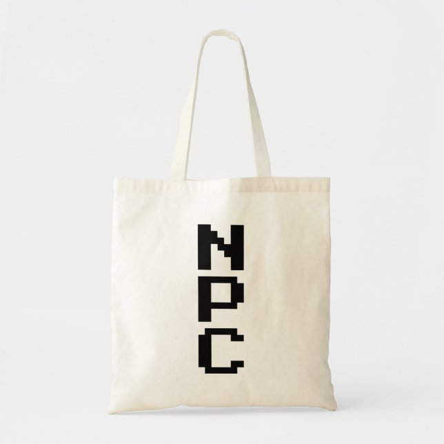 Tote Bag NPC - Caractère non jouable (Devant)