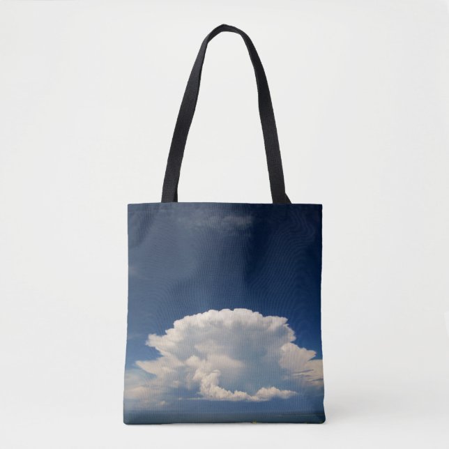 Tote Bag Nuage Blanc Puffy             (Devant)