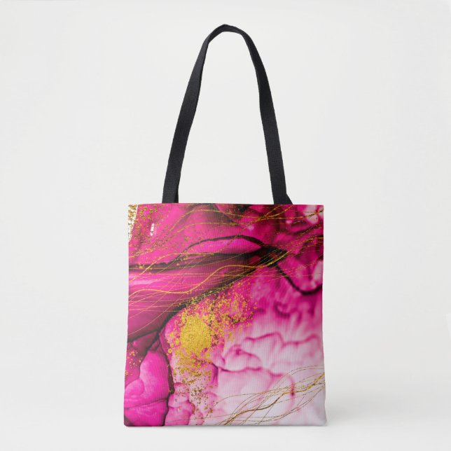 Tote Bag Nuages Abstraits-ART. Une créativité transparente. (Devant)