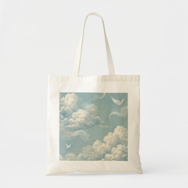 Tote Bag Nuages éthérés (Devant)