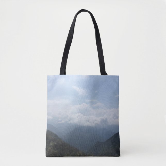 Tote Bag Nuages sur les collines Sky Blue Photography (Devant)