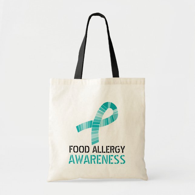 Tote Bag Nuances de conscience turquoise d'allergie (Devant)